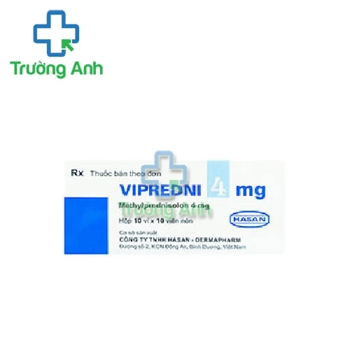 Vipredni 4mg - Thuốc điều trị viêm khớp dạng thấp, viêm mạch